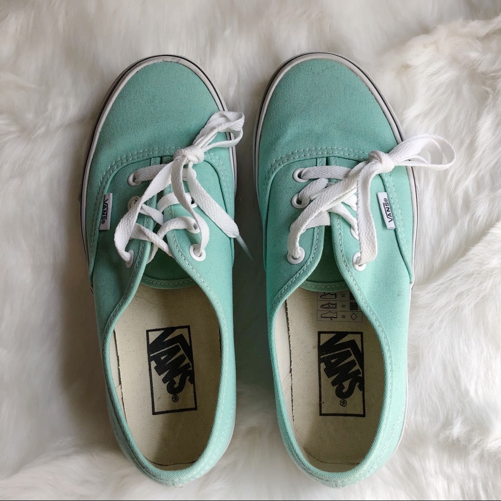 Turquoise Blue Vans 💙